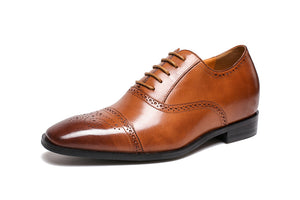 OOFY TALL BROWN Elevator Shoe